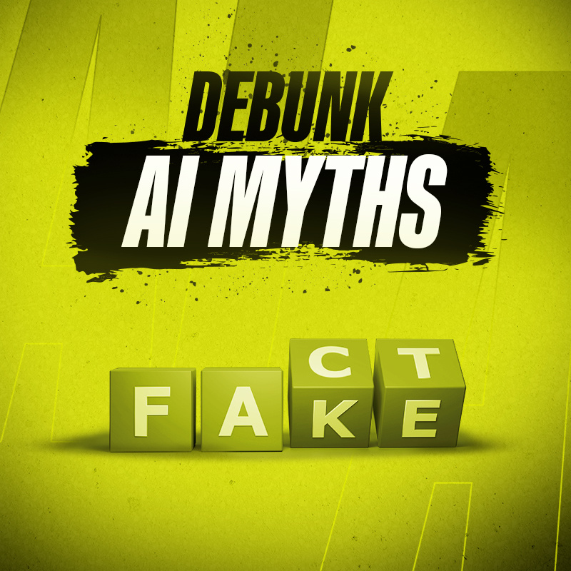 Debunking Images Debunking Myths About AI in Cybersecurity